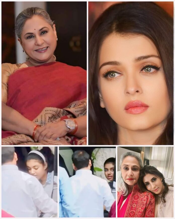 After almost 9 months, Aishwarya has returned to her in-laws' house with her daughter.